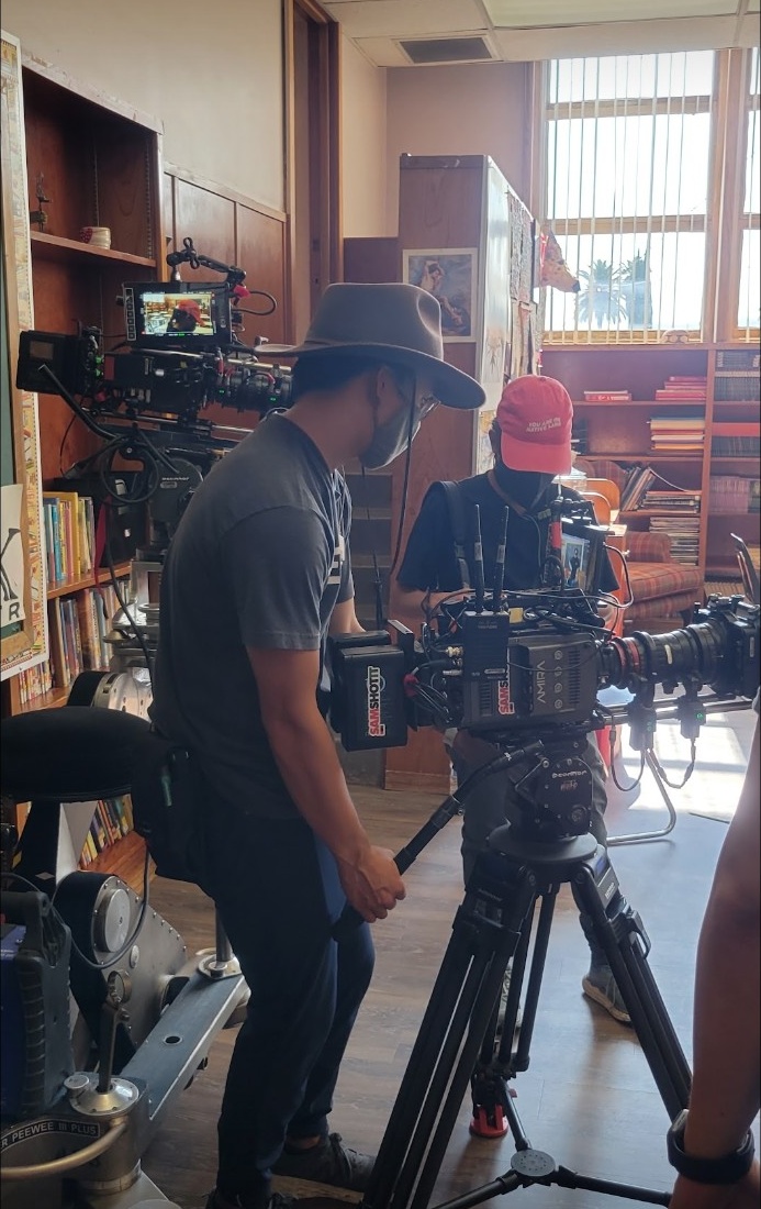 Film and television camera crew photographed by Socialbilitty