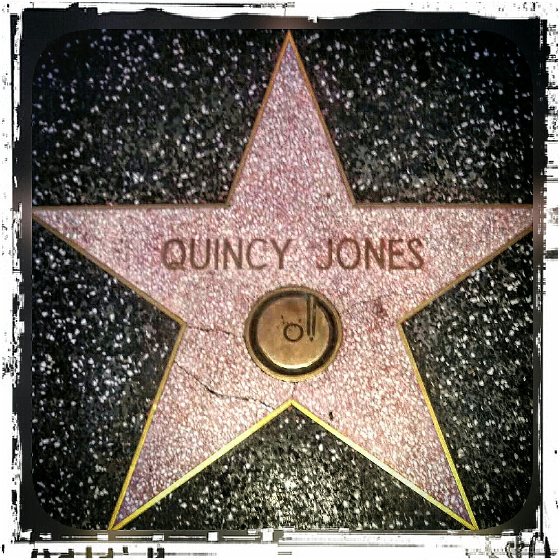 Quincy Jones Star on Hollywood Walk of Fame