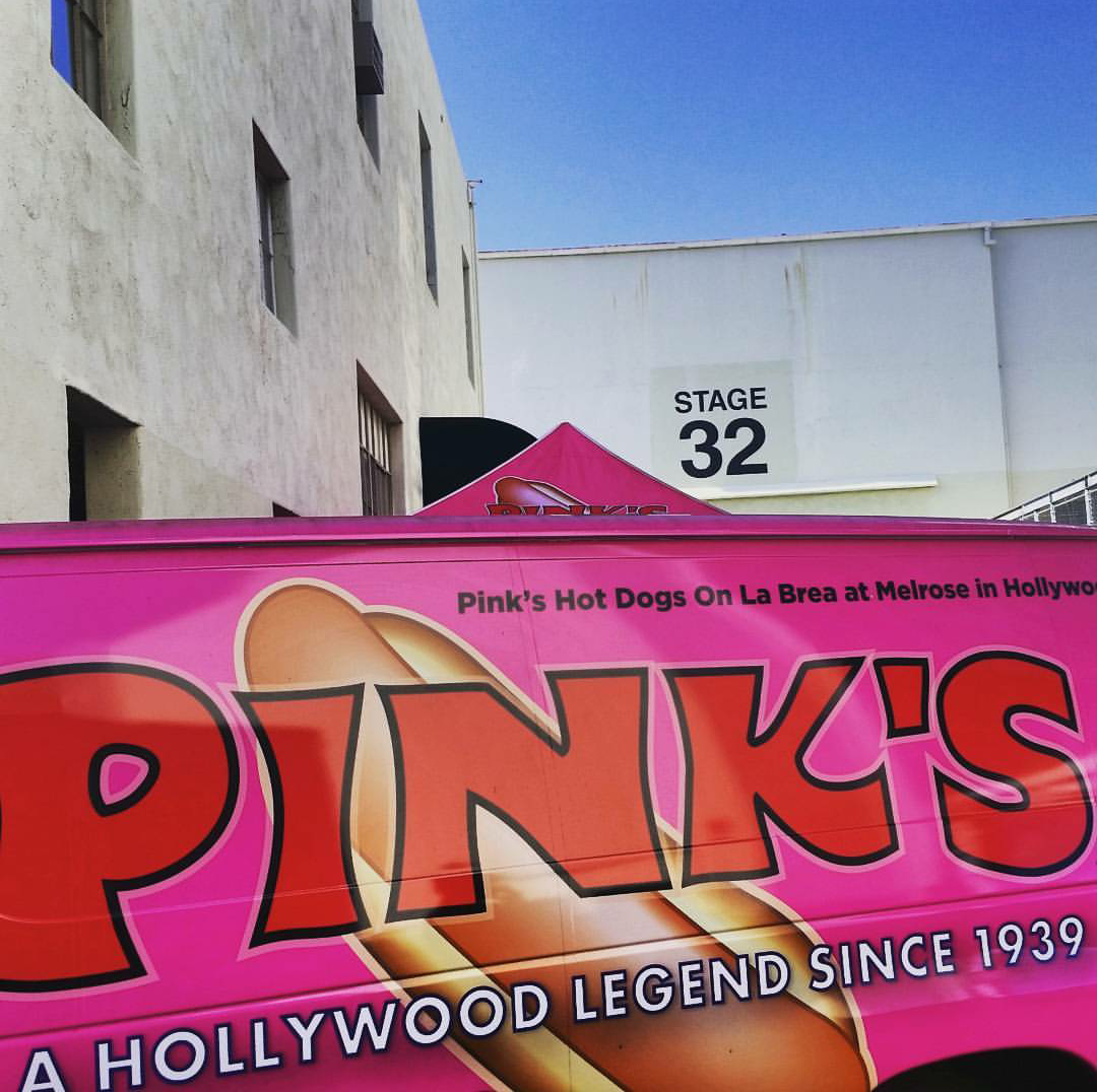 Stage 32 at Paramount Pictures with Pinks Hot Dogs at Cine Gear Expo 2017