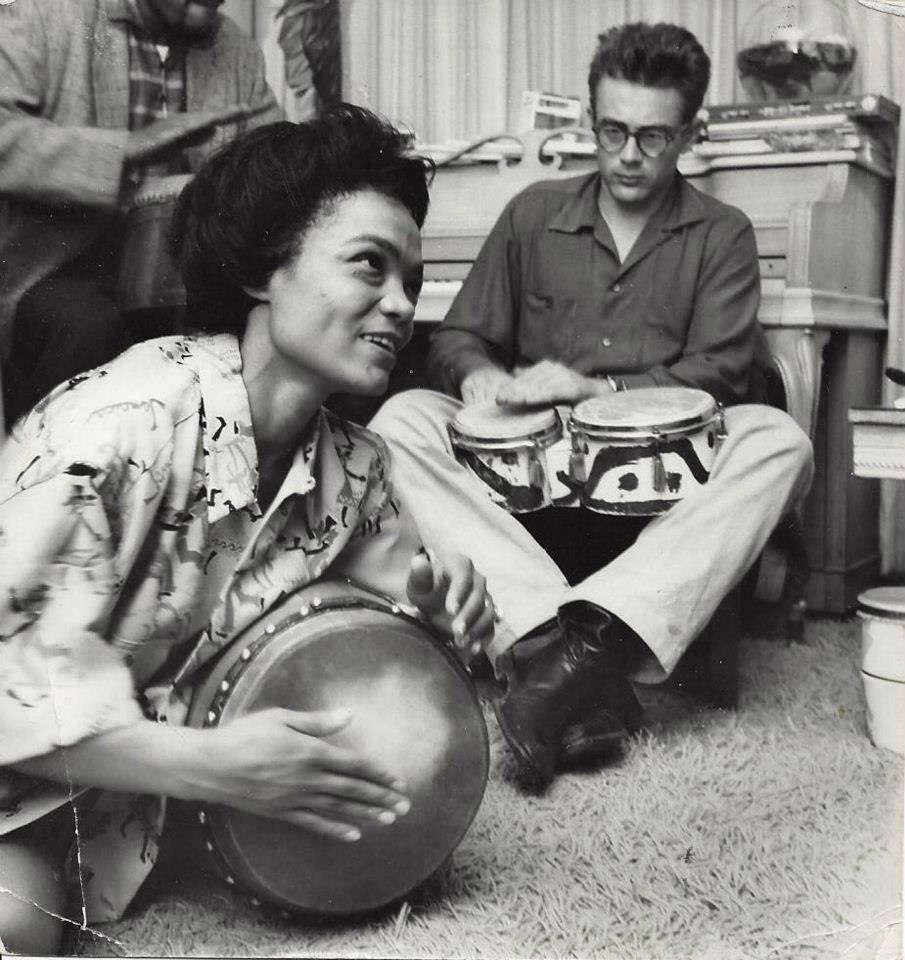 James Dean and Eartha Kitt