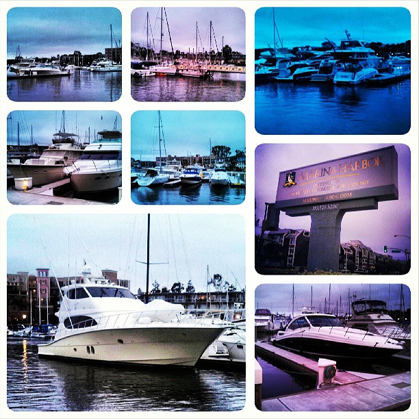 The Yacht club at the Marina Harbor