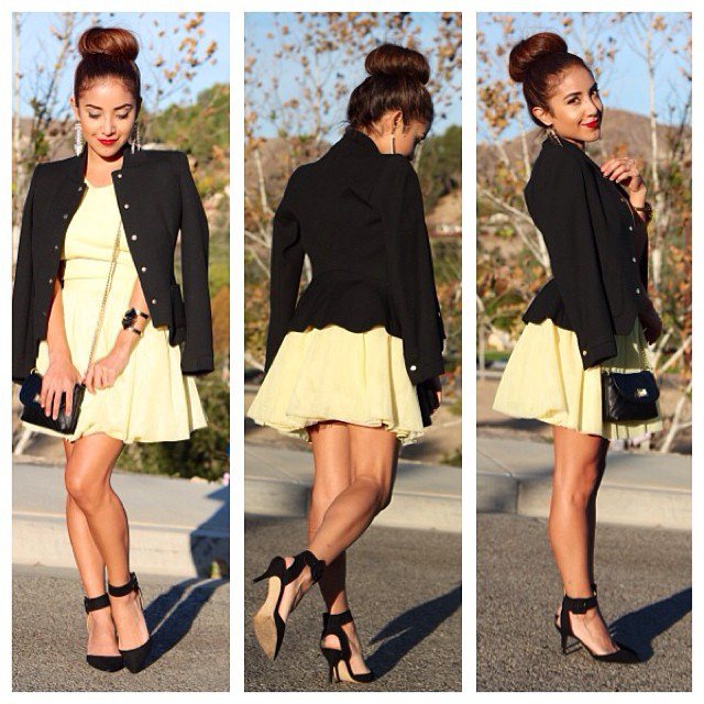 Dulce Candy in a Yellow Dress