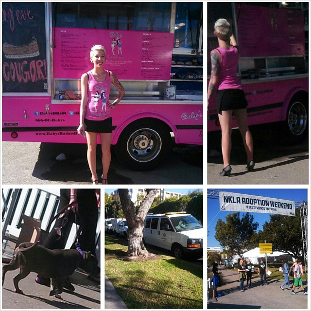 Baby's Badass Burgers @ Pet Adoption Weekend | La Brea Tar Pits Photo Taken By Socialbilitty