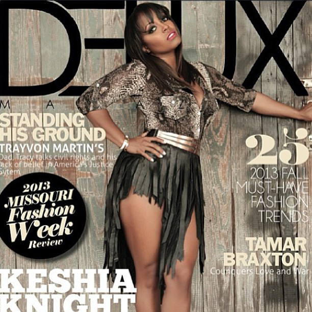 Keshia Knight Pulliam On the Cover of Deluxe Magazine