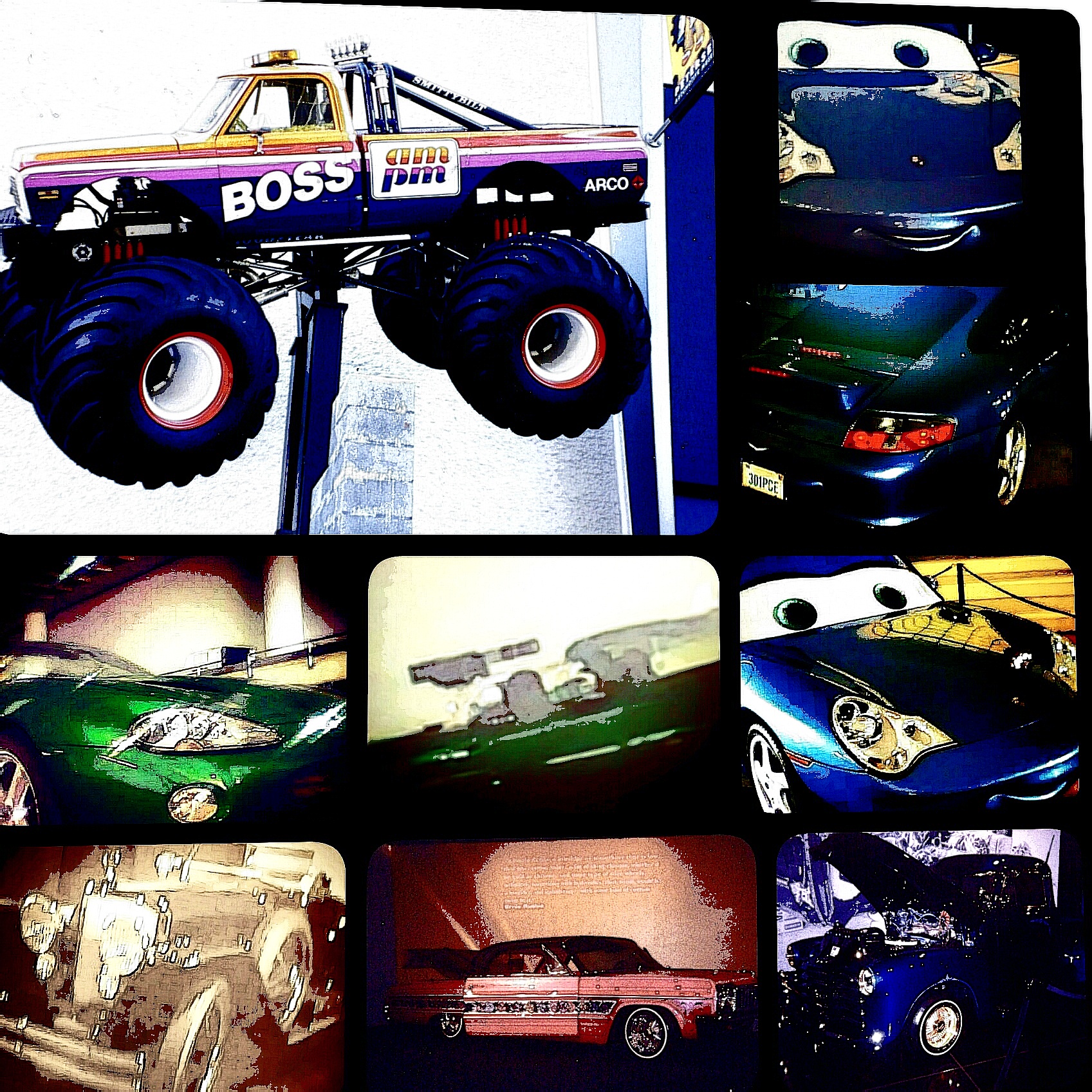 Petersen Automotive Museum Various Vehicles On Display Throughout The Years