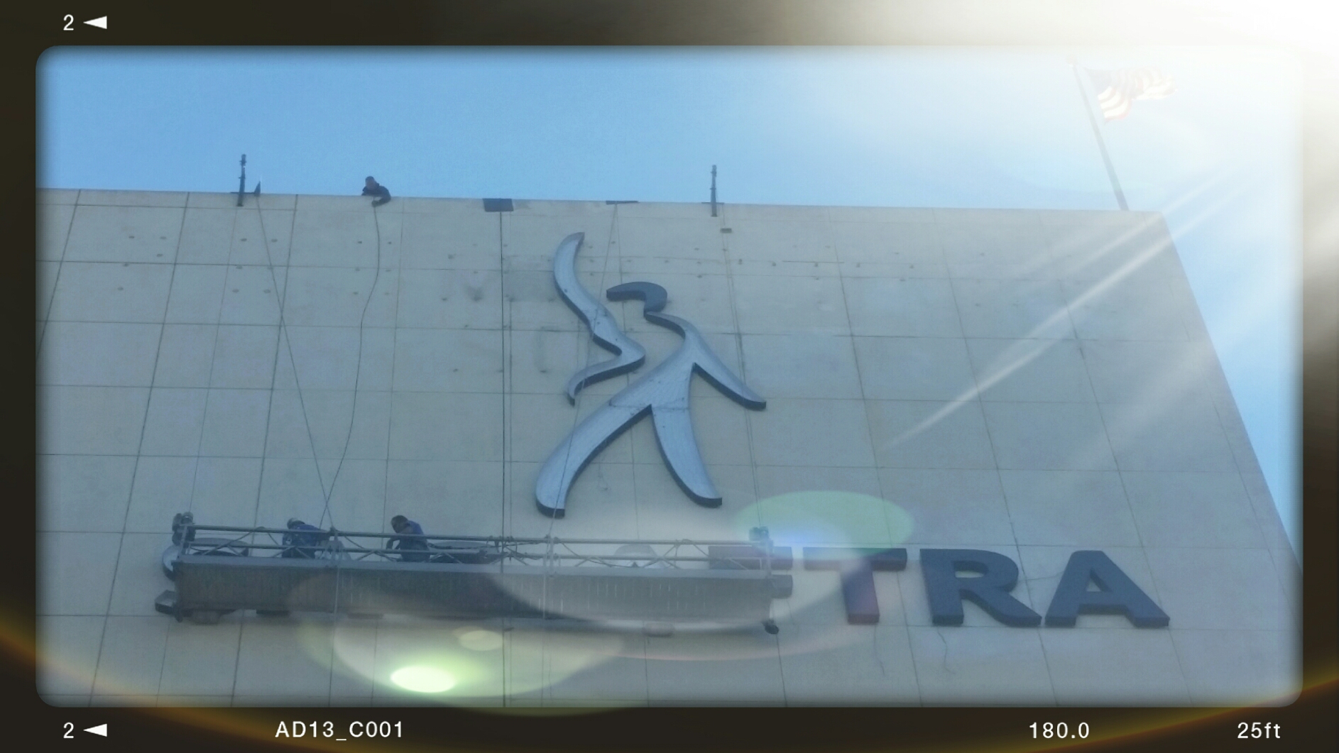 Workers Donning The New SAG-AFTRA Logo @ 5757 Wilshire Blvd.