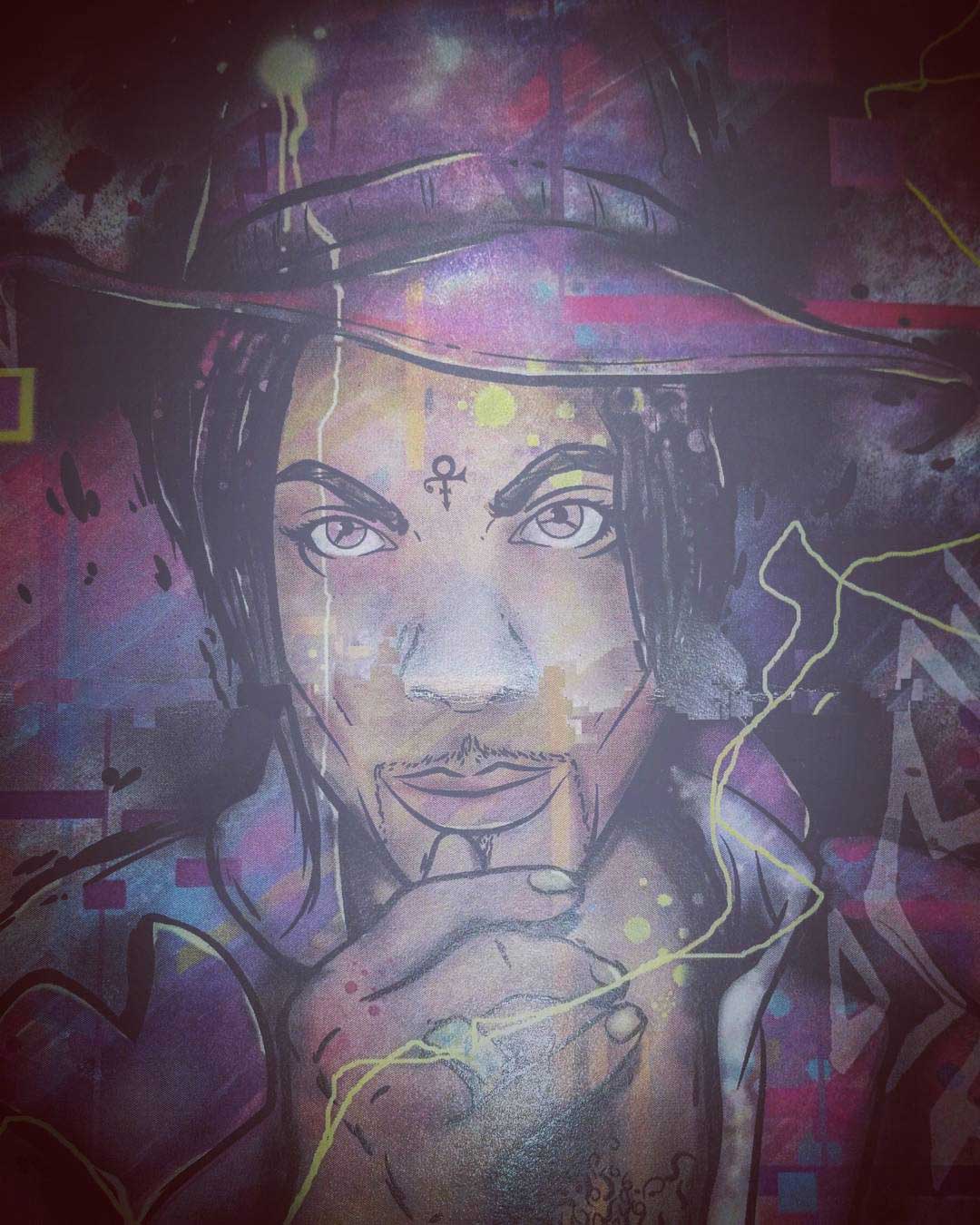 Prince Artwork by Artist THERDAI