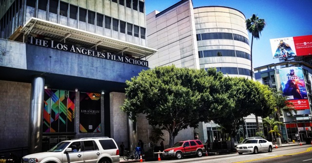 Los Angeles Film School on Sunset Boulevard, photographed by Socialbilitty