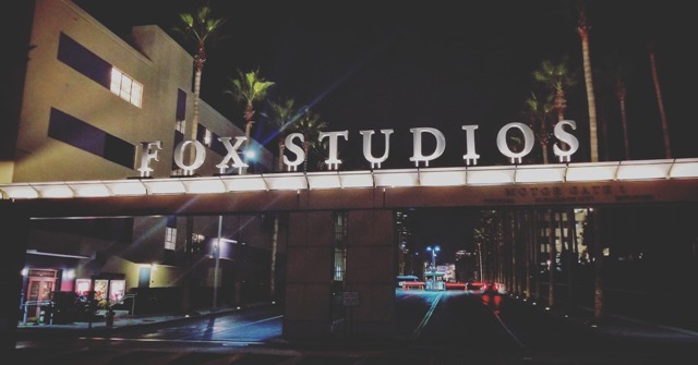 Fox Studios motor gate in Los Angeles, archival original photograph