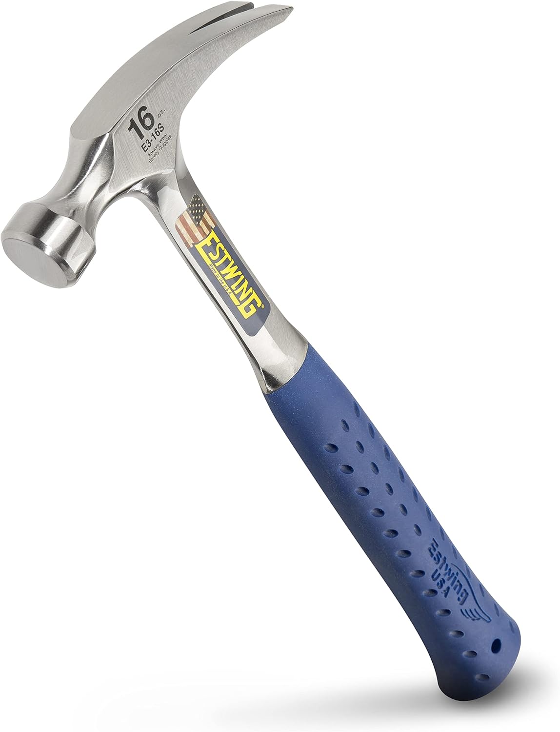 Estwing E3-16S 16 ounce straight-claw hammer