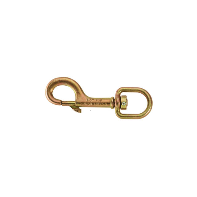 Klein Tools 470 swivel hook with plunger latch, marked not for human support